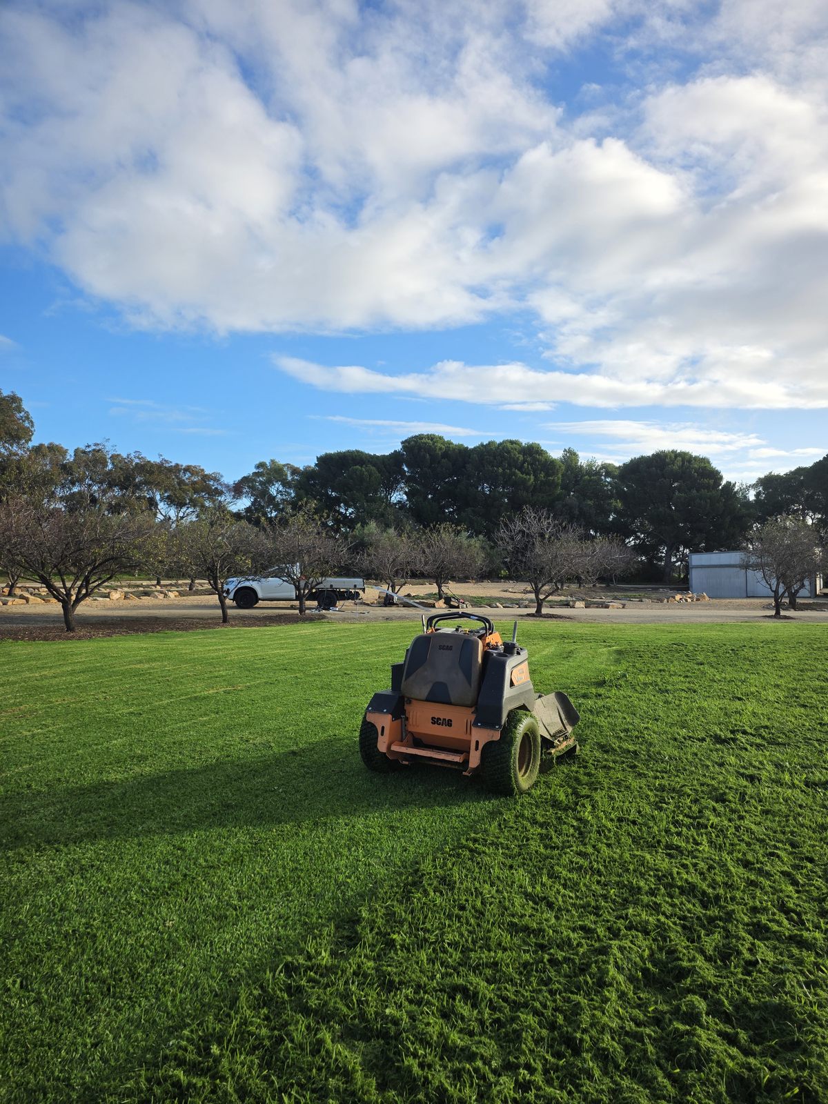 Commercial lawn mowing McLaren Vale