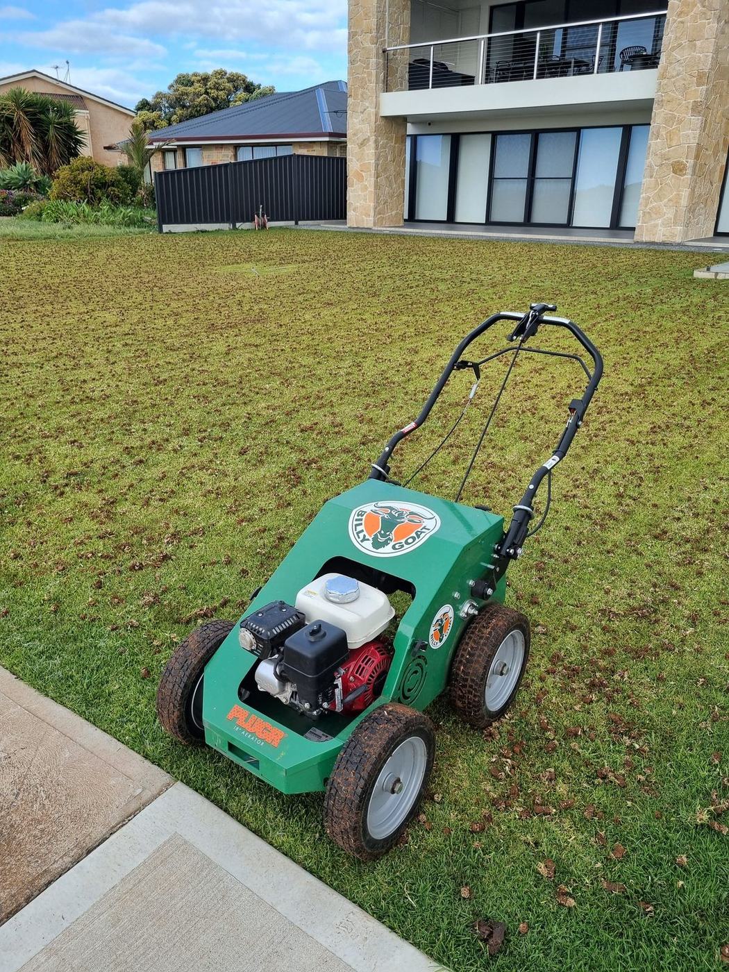 Core aeration before and after Willunga