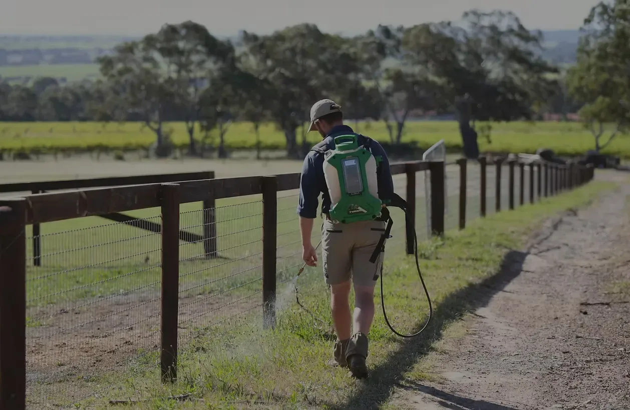 Fence line slashing Mount Compass